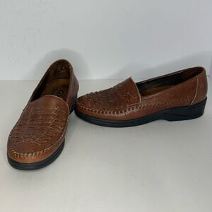 Dexter Comfort Leather Loafers Brown | Women Size 9